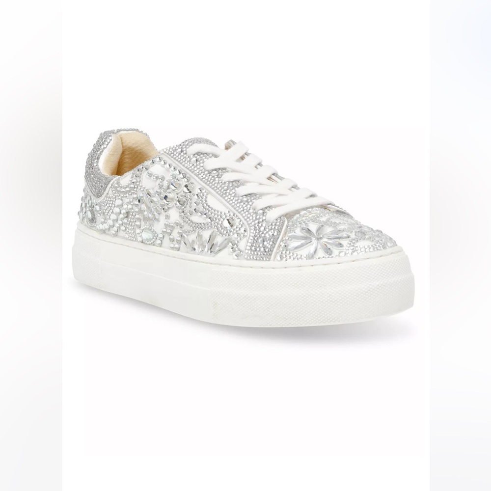 BETSEY JOHNSON
Women's Reily Rhinestone Platform Sneakers 8.5M